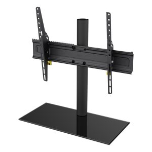 B602BB: Universal Table Top Stand/Base – 600 VESA – Swivel and Tilt – Black/Black