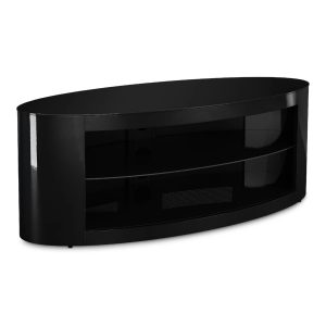FS11BUCXB: Affinity Premium – Buckingham Oval TV Stand (Gloss Black)