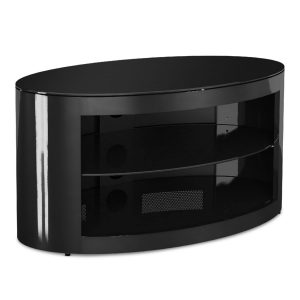 FS8BUCXB: Affinity Premium – Buckingham Oval TV Stand (Gloss Black)