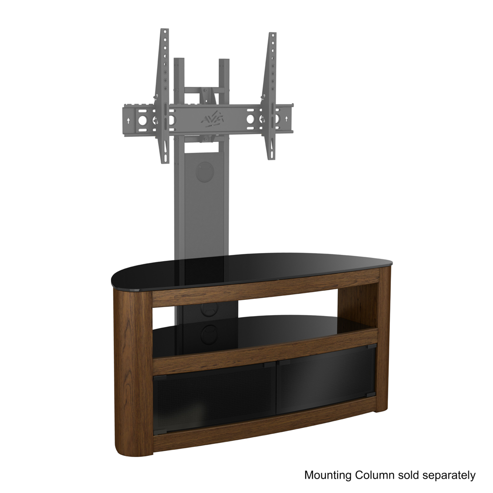 FS10BURXW Affinity Premium Burghley Curved TV Stand (Walnut) AVF