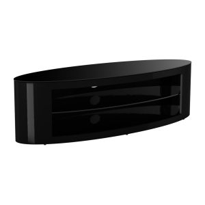 FS1400BUCB: Affinity – Buckingham Oval TV Stand (Gloss Black)