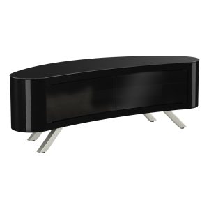 FS15BAYXB: Affinity Premium – Bay Curved TV Stand (Gloss Black)