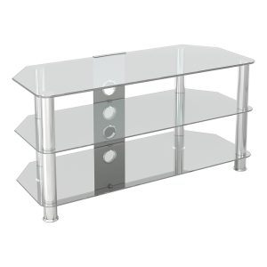 SDC1000CMCC: Classic – Corner Glass TV Stand with Cable Management