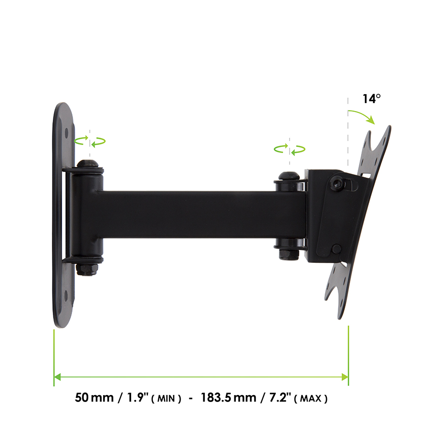 AAL113 Argos Extendable Tilt and Turn TV Wall Mount AVF Group UK