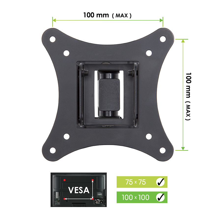 AAL113 Argos Extendable Tilt and Turn TV Wall Mount AVF Group UK