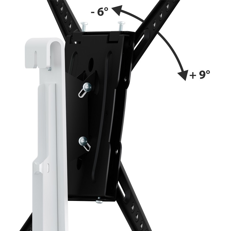 FL601LTW Against the wall Standing TV Mount White AVF Group UK