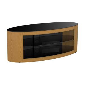 FS11BUCXO: Affinity Buckingham Plus 1.1m Oval TV Stand (Oak)