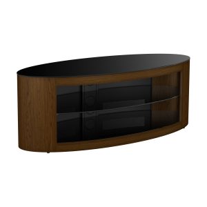 FS11BUCXW: Affinity Buckingham Plus 1.1m Oval TV Stand (Walnut)