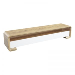 FS2000CALO: Callisto 2m TV Stand (Oak & White)