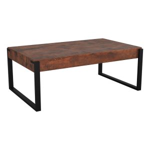 FT110RIDDW: Ridgewood Coffee Table (Rustic Dark Wood)