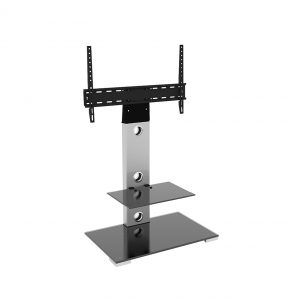 AR-FSL700LES: 70cm Pedestal TV Stand (Silver)