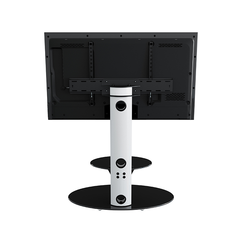 FSL800ISBB-A: Iseo Corner Pedestal TV Stand - AVF Group US