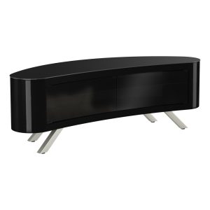 FS1500BAYB: Affinity Bay 1.5m Curved TV Stand (Gloss Black)