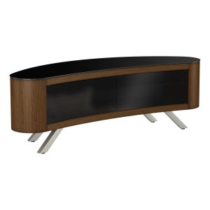 FS15BAYXW: Affinity Bay Plus 1.5m Curved TV Stand (Walnut)