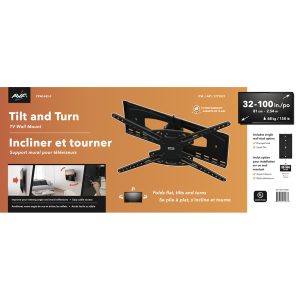 CXWL682-F – Tilt and Turn TV Wall Mount / Incliner et tourner support mural pour téléviseurs (ITM./ART.7772021)
