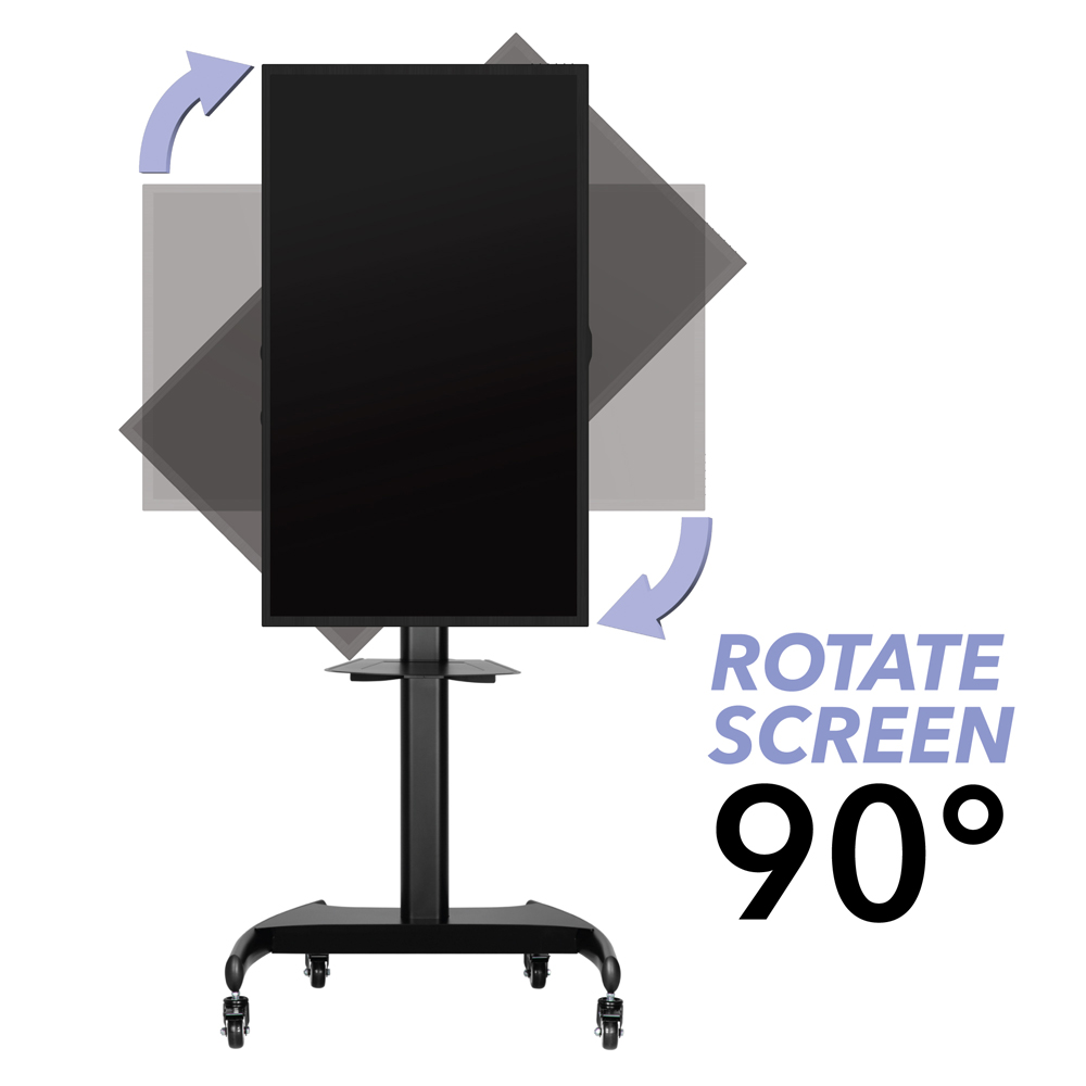TV cart screen rotation