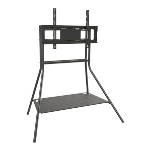 FSL1040QUAB: Tiga Quad Metal TV Stand (Black)