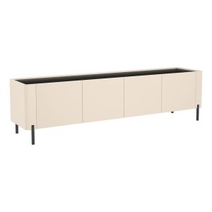 FS200CASTB: Caspian 2m TV Stand (Taupe & Black)