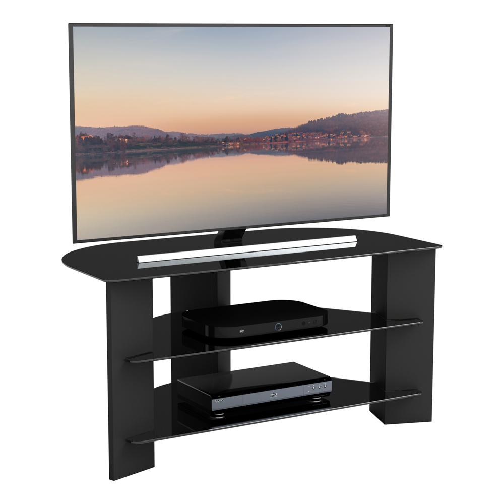 FS900VARBB-A: Varano 35.4in Corner TV Stand (Black) - AVF Group (North  America)