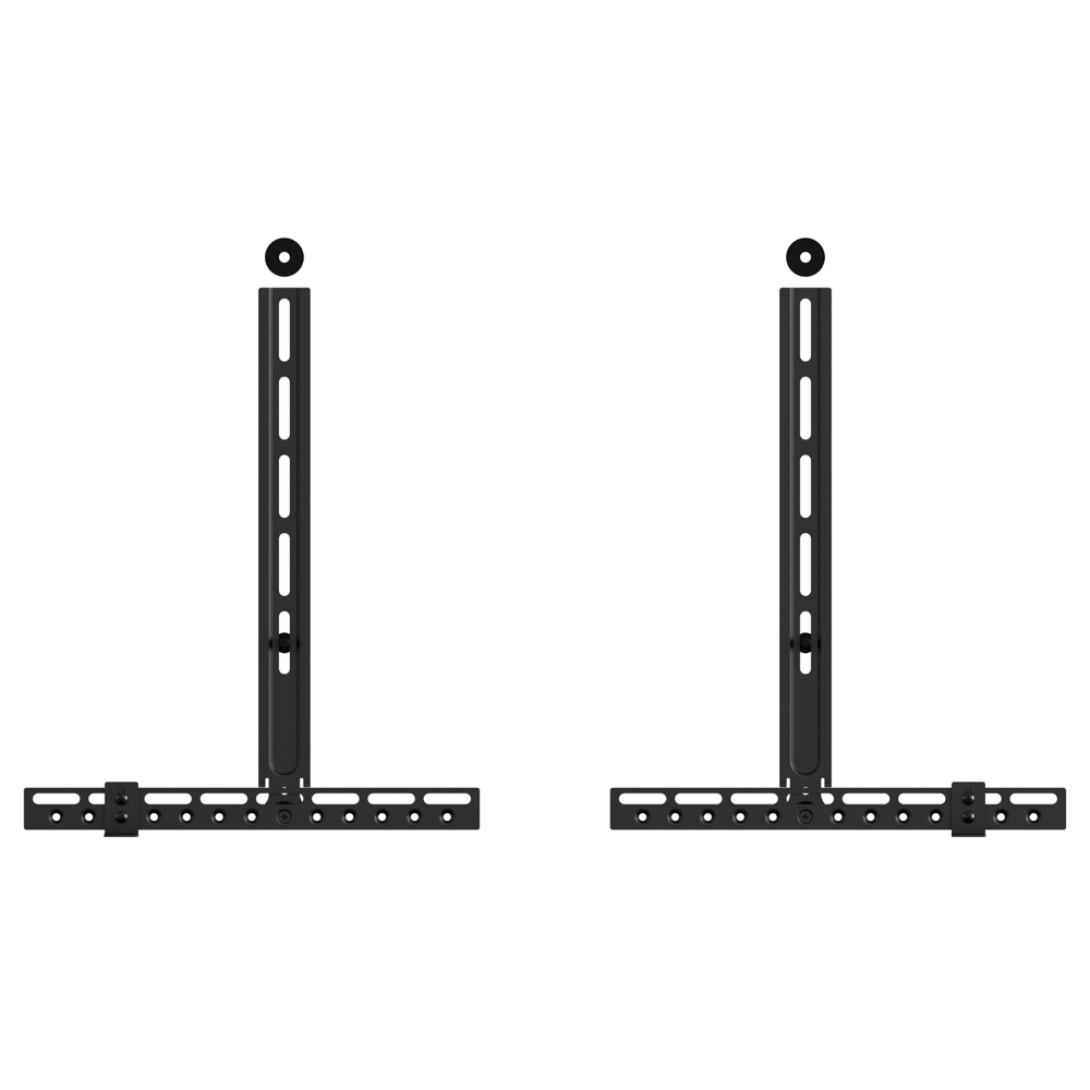 Universal soundbar clearance wall bracket