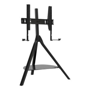 FSLK101HOXB-A: Hoxton Sound Freestanding Tripod TV + Soundbar Stand (Black)